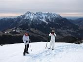 Salita invernale al Rifugio Capanna 2000 in Alpe Arera con freddo e gelo il 3 gennaio 2010